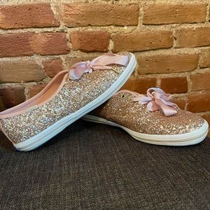 Keds Rose Gold Tennis Shoes